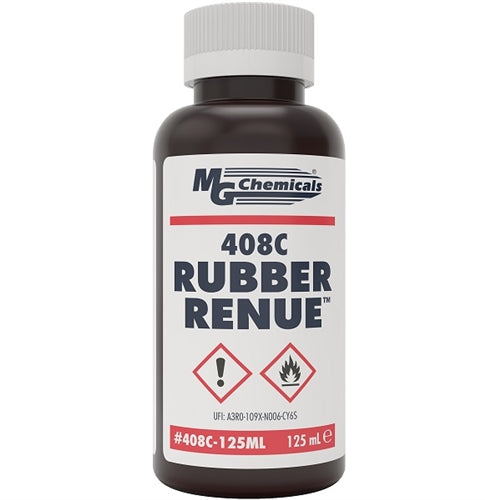 MG Chemicals 408C-125ML Rubber Renue, Restores Old Rubber That Has Hardened and Lost Its Tackiness and Flexibility