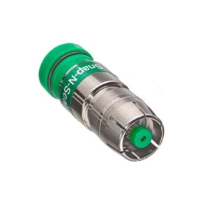 Leviton 40985-CRU Compression 'RCA' Plug (RG6 Quad Shield), Multi-Color Rings Included **CLEARANCE**