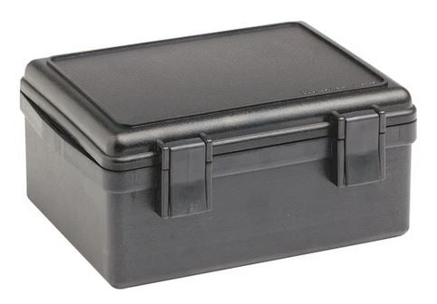 UK 409NFBLK 409 Drybox Case Black No Foam (ID: 8.5" x 6" x 3.7")