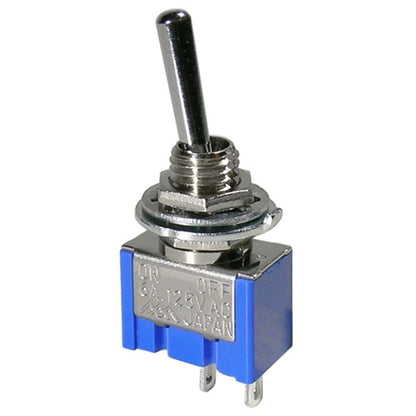 Mode 41-230-0 Standard Sub-Miniature Toggle Switch, SPST On-Off, 6A@125VAC, Solder Terminals