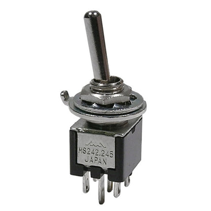 Mode 41-323-1 Ultra Miniature Toggle Switch, DPDT On-On, 3A@125VAC, Solder Terminals