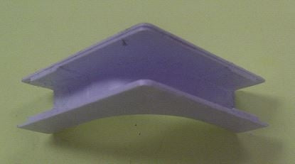 Premiere FIC-41414 1/2" Inside Corner Raceway Connector Accessory, White