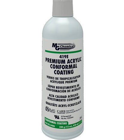 MG Chemicals 419E-340G Circuit Board Premium Acrylic Conformal Coating Spray