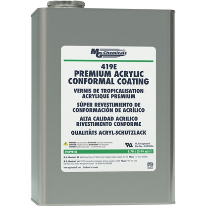 MG Chemicals 419E-4L Premium Acrylic PCB Conformal Coating
