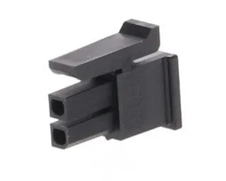 Molex 43025-0200 Micro-Fit 3.0 Receptacle Housing, Dual Row, 2 Position, UL 94V-0, Low-Halogen, Black