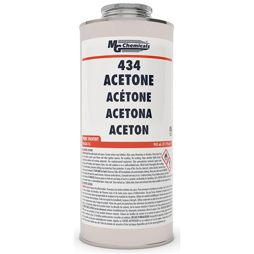 MG Chemicals 434-1L Acetone Multi-Purpose Solvent 1 Litre