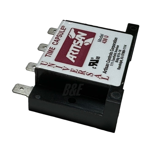 Artisan 438U Time Delay Solid State Timer, Delay-On-Make, 1-1000 Sec *Resistor Req'd* 10k/Sec, 19-288 Volts AC/DC 1A Max