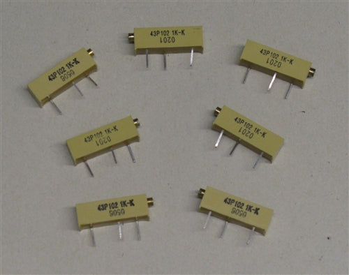 Vishay Spectrol 043P102 Trimmer Potentiometer 1k Ohm 500mW 20 Turns, Through Hole, Side Adjust Trimpot *CLEARANCE*