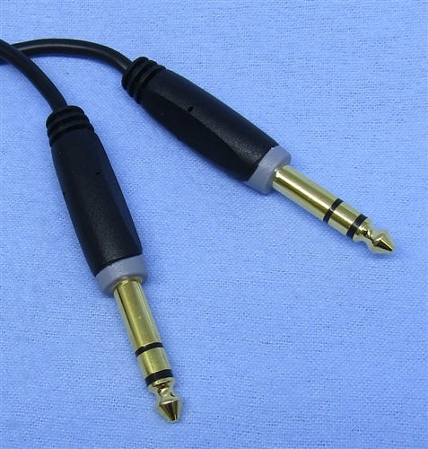 Philmore 44-354 Stereo 1/4" Male to Stereo 1/4" Male, Gold Plated Cable, 25' Length