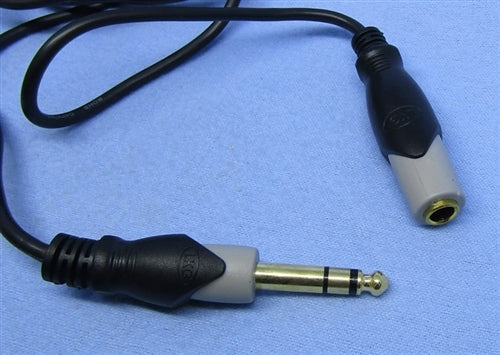 Philmore 44-368 Stereo 1/4" Male to Stereo 1/4" Female, Gold Plated Cable, 20' Length