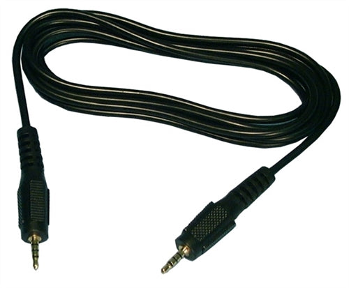 Philmore 44-404 2.5mm 4 Conductor Male-Male Gold Plated Cable, 6' Length