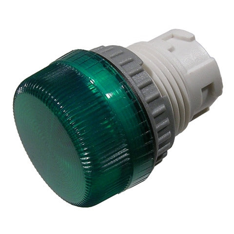 Mode 44-742G-0 Pilot Lamp, 22mm Diameter, 29.6mm Green Lens ** 44-700-0 / 44-703-0 Required & Not Included **