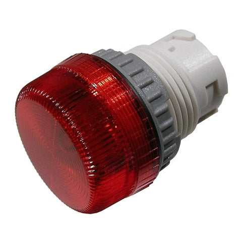 Mode 44-742R-0 Pilot Lamp, 22mm Diameter, 29.6mm Red Lens ** 44-700-0 / 44-703-0 Required & Not Included **
