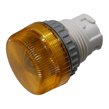 Mode 44-742Y-0 Pilot Lamp, 22mm Diameter, 29.6mm Yellow Lens ** 44-700-0 / 44-703-0 Required & Not Included **
