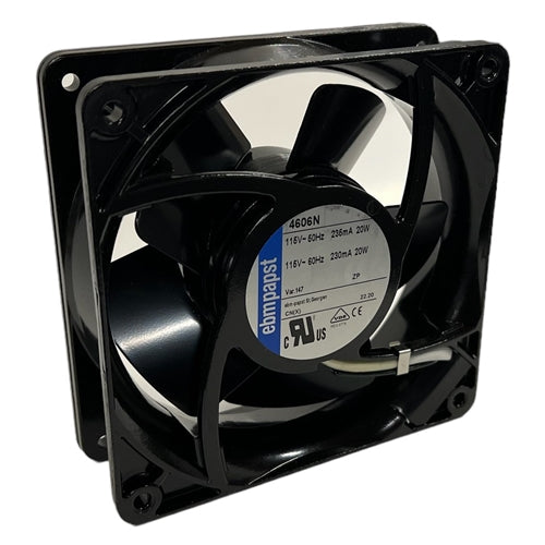 ebm-papst 4606N 115VAC Ball Bearing Fan 120mm x 120mm x 38mm 106CFM 51dB 20W 0.17A 3100RPM