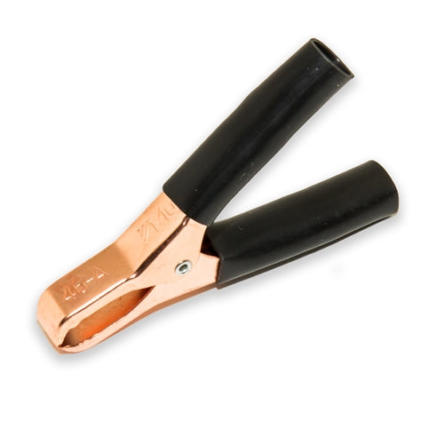Mueller BU-46A-0 Miniature Battery Clip, Copper-Plated Steel with Insulators, 50AMP, Black