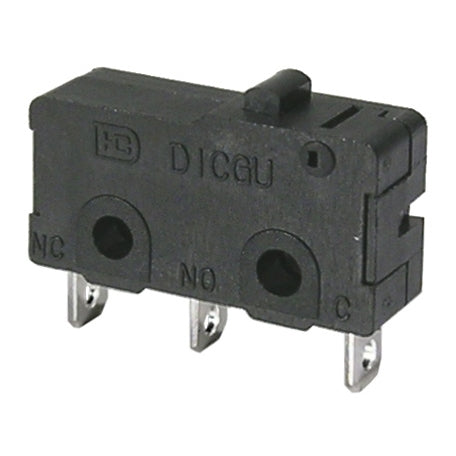 Mode 47-300-0 Micro Switch with Button, 5A@125VAC, 3A@250VAC, N/O and N/C Contacts