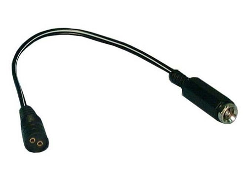 Philmore 48-1257 2 Pin Socket to 2.1mm DC Power Jack Adapter, 20AWG, 6" Cord