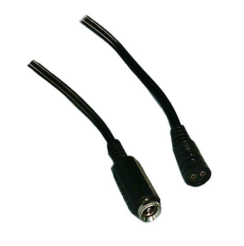 Philmore 48-1258 2 Pin Socket to 2.5mm DC Power Jack Adapter, 20AWG, 6" Cord