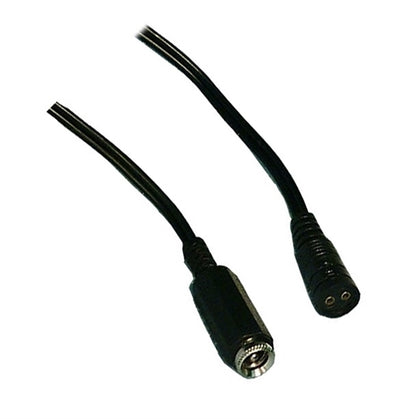 Philmore 48-1258 2 Pin Socket to 2.5mm DC Power Jack Adapter, 20AWG, 6" Cord