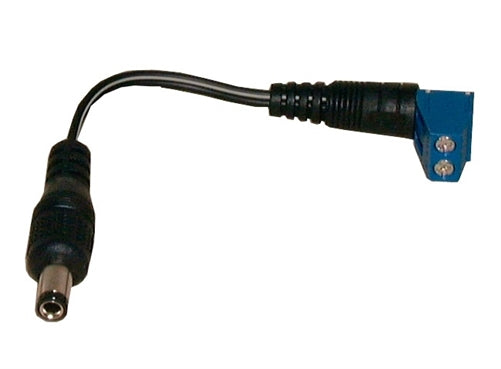 Philmore 48-1262 DC Power Plug Adapter, 2.5mm x 5.5mm Plug to Solderless Terminal Block