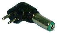 Philmore 48-2550 Interchangeable DC Power Plug, 2 Pin to 2.5mm x 5.0mm Plug