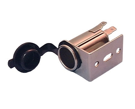 Philmore 48-620 12V Lighter Socket with Mounting Bracket and .250" Quick Connect Terminals