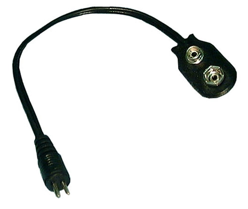 Philmore 48-9000 Interchangeable DC Power Plug, 2 Pin to 9V Battery Snap