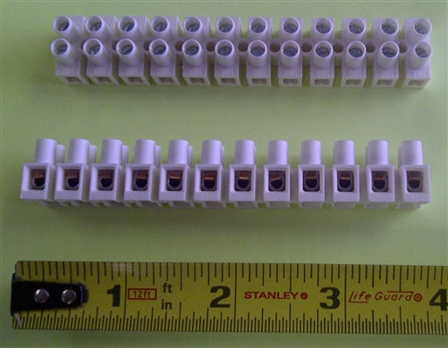 Wieland Terminal Strip 12 Pole 300V 10A 4EDS 21.305.1257.0 22AWG - 16AWG / 0.75mm - 1.5mm