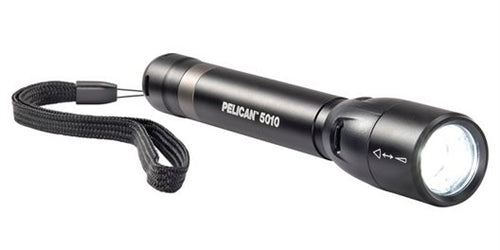 Pelican 5010 Black Flashlight, Up to 392 Lumens, Flood to Spot Technology, 3 Modes: High / Low / Flashing