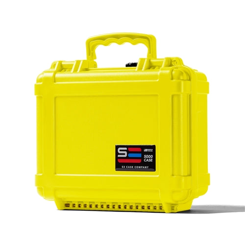 UK 5010YEL S3 Yellow Watertight Case (ID: 9.37" x 7.25" x 4.12") with Foam