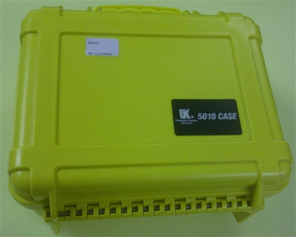 UK 5010YEL S3 Yellow Watertight Case (ID: 9.37" x 7.25" x 4.12") with Foam