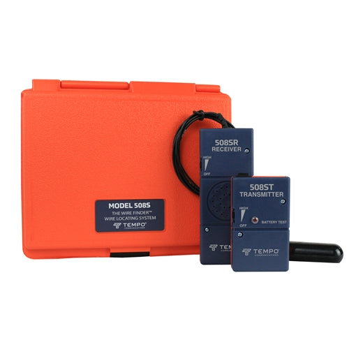 Tempo 508S-G Wire Finder, Reliable Results On Cables Buried Up to Three Feet (1M) and Lengths Up to 1000ft or 300M
