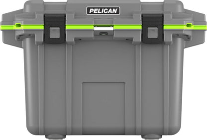 Pelican 50Q-1-DKGRYEGRN Elite Cooler (ID: 17.50"L x 11.00"W x 13.70"D) Volume 50QT, Dark Gray Green
