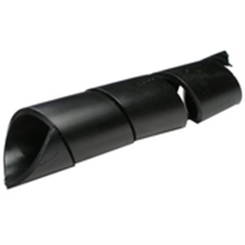PICO 5120-0-44 Black 1/4" Polyethylene Spiral Wrap, 10' Length, Maximum Bundle Diameter: 3/16" to 2"
