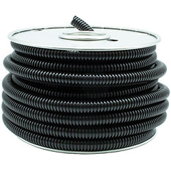PICO 5141-28 3/8" Black Convoluted Split Loom, 500' Length