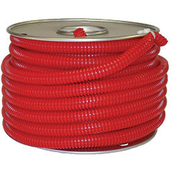 PICO 5143-5-26 3/4" Red Convoluted Split Loom, 100' Length