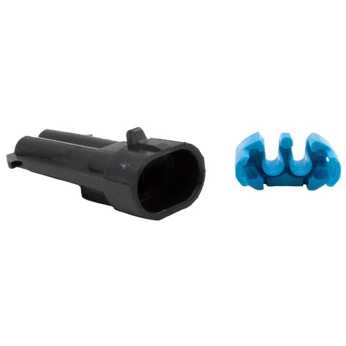 PICO 515-91 2-WAY Male Metri-Pack Housing Assembly, 150 Series, Tpa Lock Included, 1-SET (OEM: 12162000, 12052634)