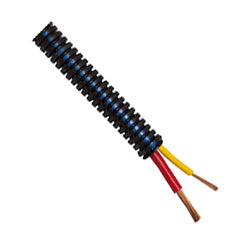 PICO 5150-26 1/4" Flame Retardant Polypropylene V2 Convoluted Split Loom, 100' Length
