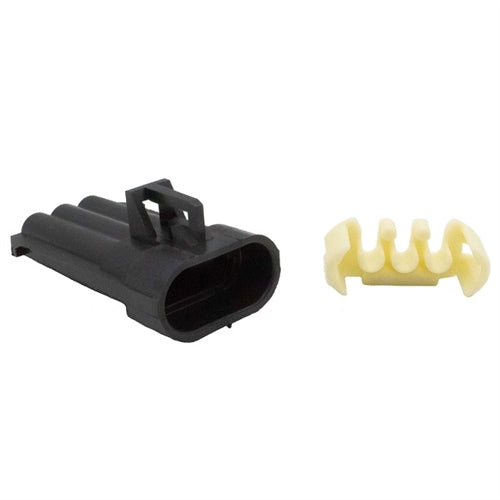 PICO 517-91 3-WAY Male Metri-Pack Housing Assembly, 150 Series, Tpa Lock Included, 1-SET (OEM: 12129615, 12052845)