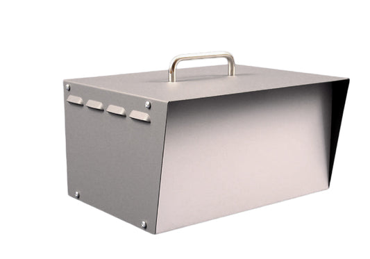 Hammond 518-0920 Ventilated Steel Instrument Enclosure, Two-Tone Gray Finish, Pre-Assembled with Rubber Feet and Hardware.