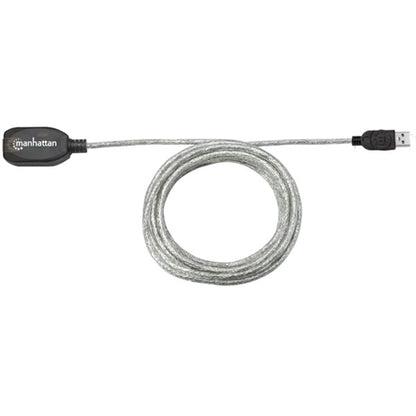 Manhattan 519779 Hi-Speed USB 2.0 Active Extension Cable, Daisy-Chainable, A-Male to A-Female, 5M (16 Ft.)