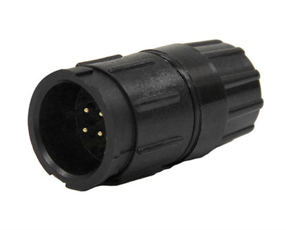 Conxall 5282-4PG-3DC Connector 4 Pin Male Cable Receptacle, IP67 Certified, 20AWG Gold Plated Contacts, Solder Style