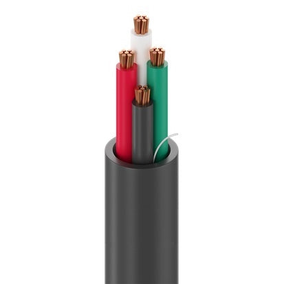Belden 5302UE Multi-Conductor Cable 18AWG 4 Conductor Stranded, Unshielded, Gray PVC, CMG/FT4 (305M = Full Roll)