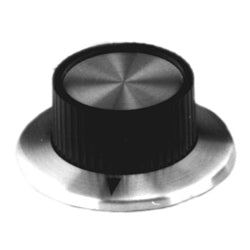 Mode 54-278-2 Flanged Knob with Aluminum Insert & Set Screw (37mm x 15mm), 2/Pack