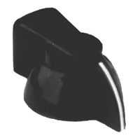 Mode 54-374-2 Pointer Knob with Aluminum Insert & Set Screw (30mm), 2/Pack