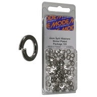 Mode 54-559-100 #10 Nickel Plated Split Lockwasher (Unc) 100/Pack