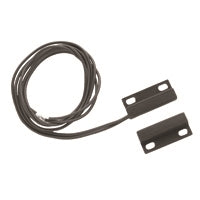 NTE 54-636 Magnetic Reed Switch, 10W/Va SPST-NO, Adhesive & Screw Mount, Brown W/18" Leads, for Closed Loop Alarm System