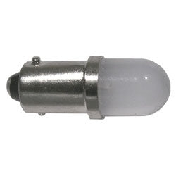 Mode 55-110W-0 Warm White Replacement LED Lamp/Bulb, 6V 2000MCD T3-1/4 (10mm) Bayonet Base (6V AC/DC)