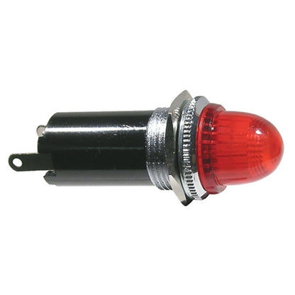 Mode 55-322-0 G3-1/2 (10mm) Bayonet Base Lamp Holder with Red Lens
